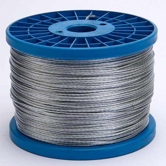 High tensile steel braided electric wire